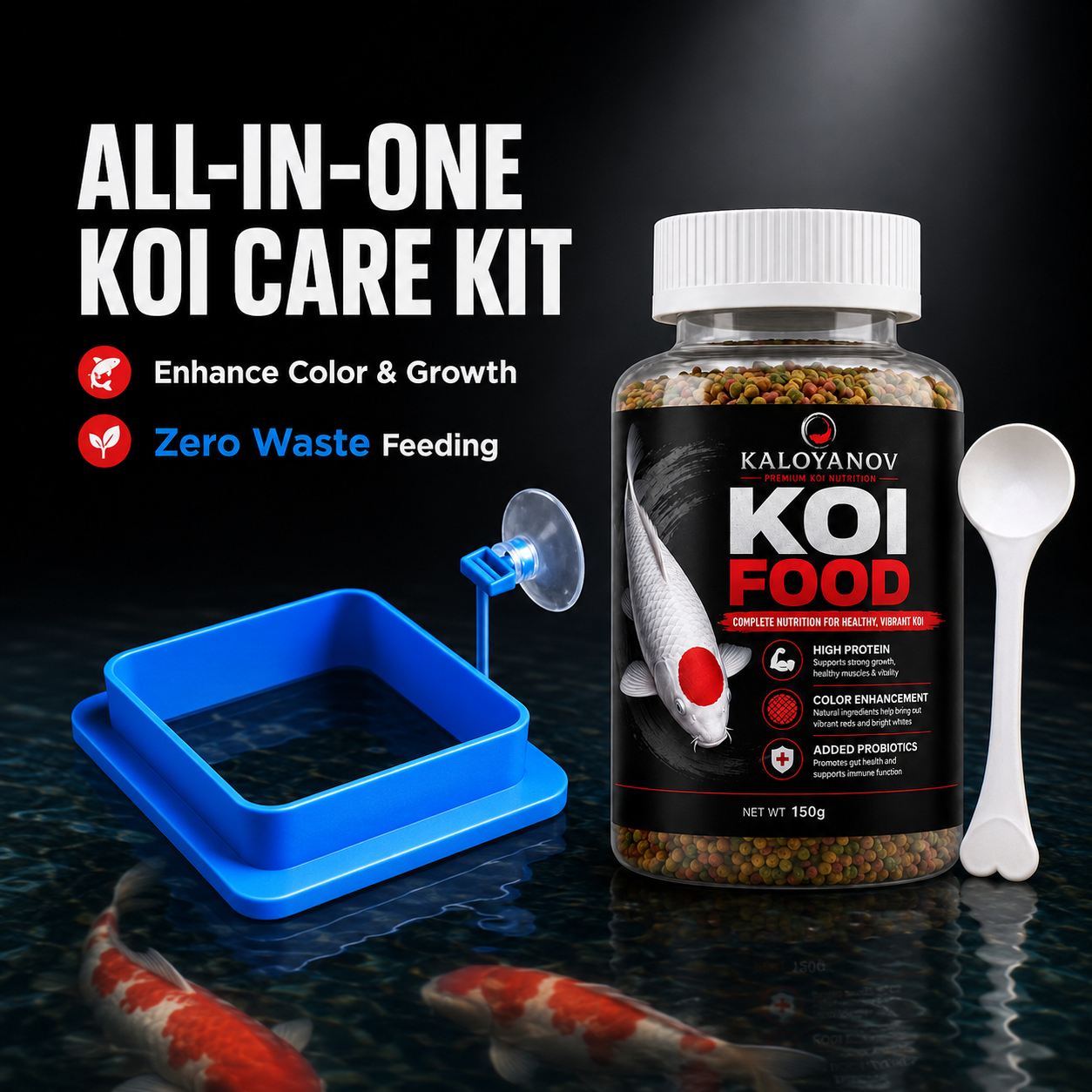 Aquarium Fish Medicine - Koi Fish Food 150g High Protein
