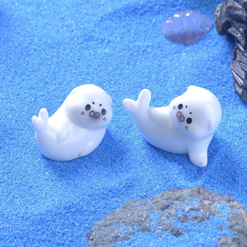Aquarium Fish Cichlid - Mini Sea Lion Figurines for Micro