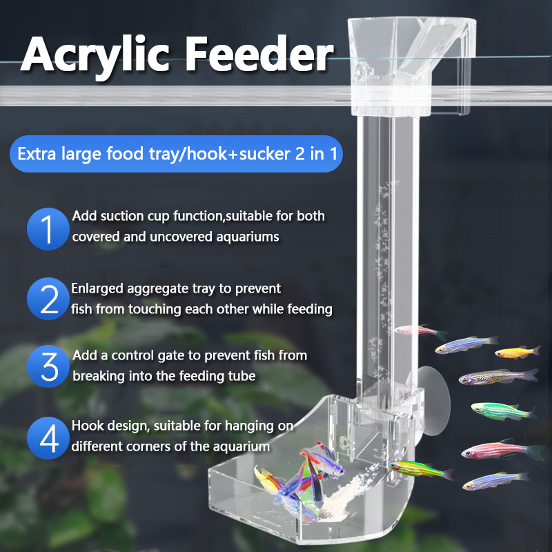 Aquarium Acrylic Feeding tube  - Aquarium Fish Variety 评论和价格