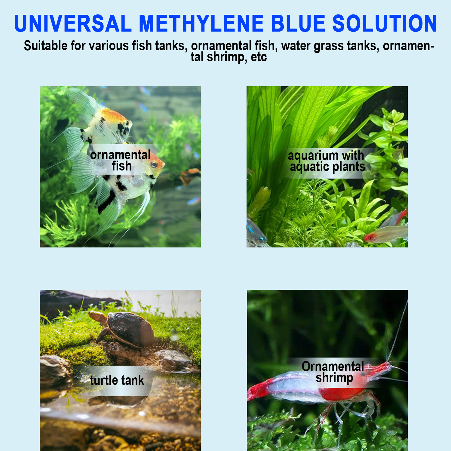 Methylene Blue Solution Aquari - Aquarium Fish Medicine 评论和价格