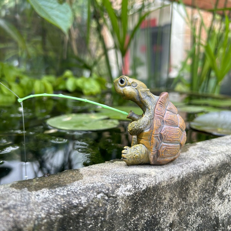Turtle fishing fish tank aquar - Aquarium Fish In Pond 评论和价格