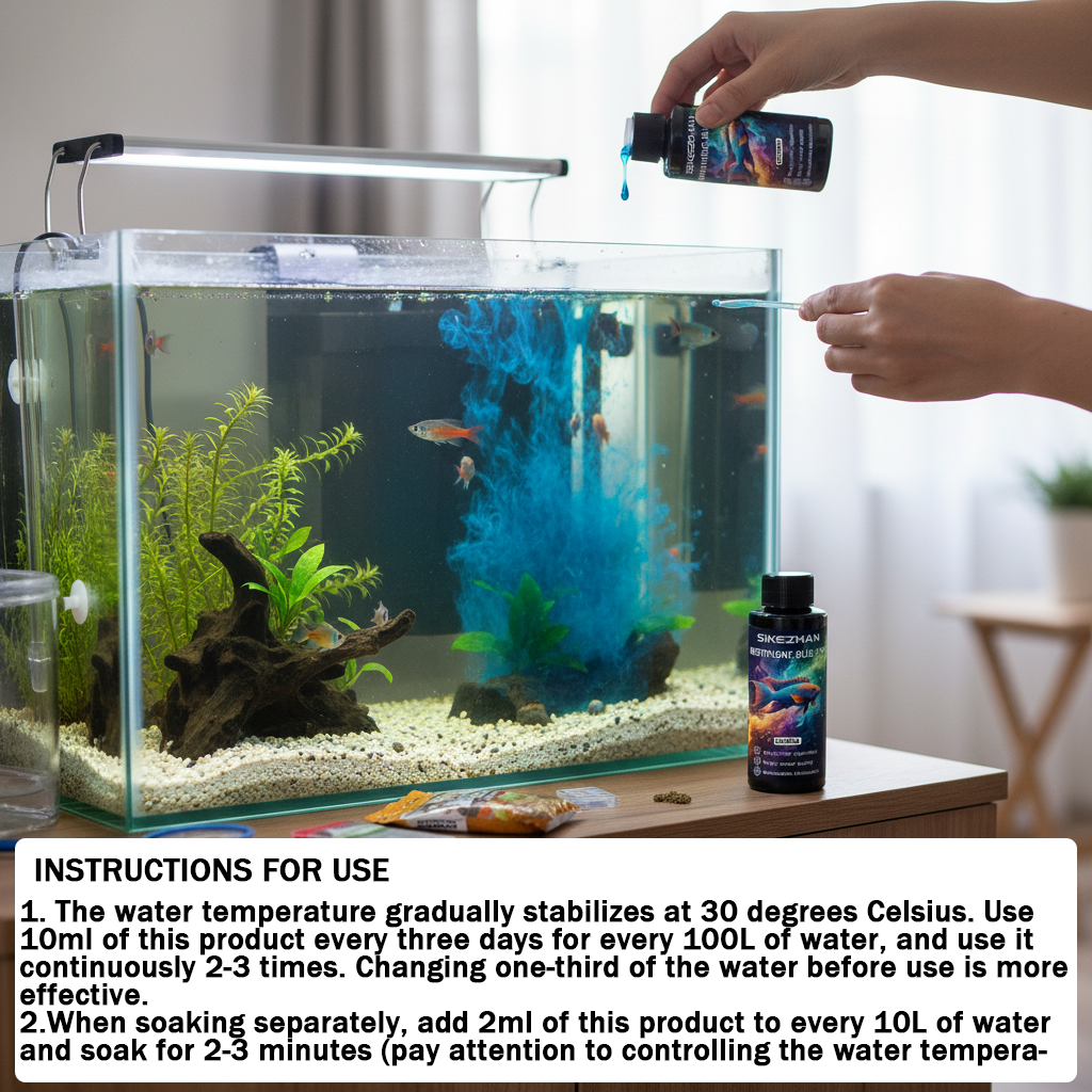 Methylene Blue Solution Orname - Aquarium Fish Medicine 评论和价格