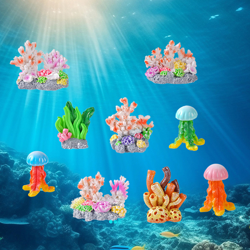 Mini Resin Fish Tank Accessori - Aquarium Fish Cichlid 评论和价格