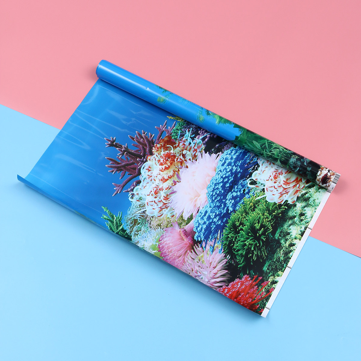 3D Aquarium Background Sticker - Fish In Aquarium Picture 评论和价格