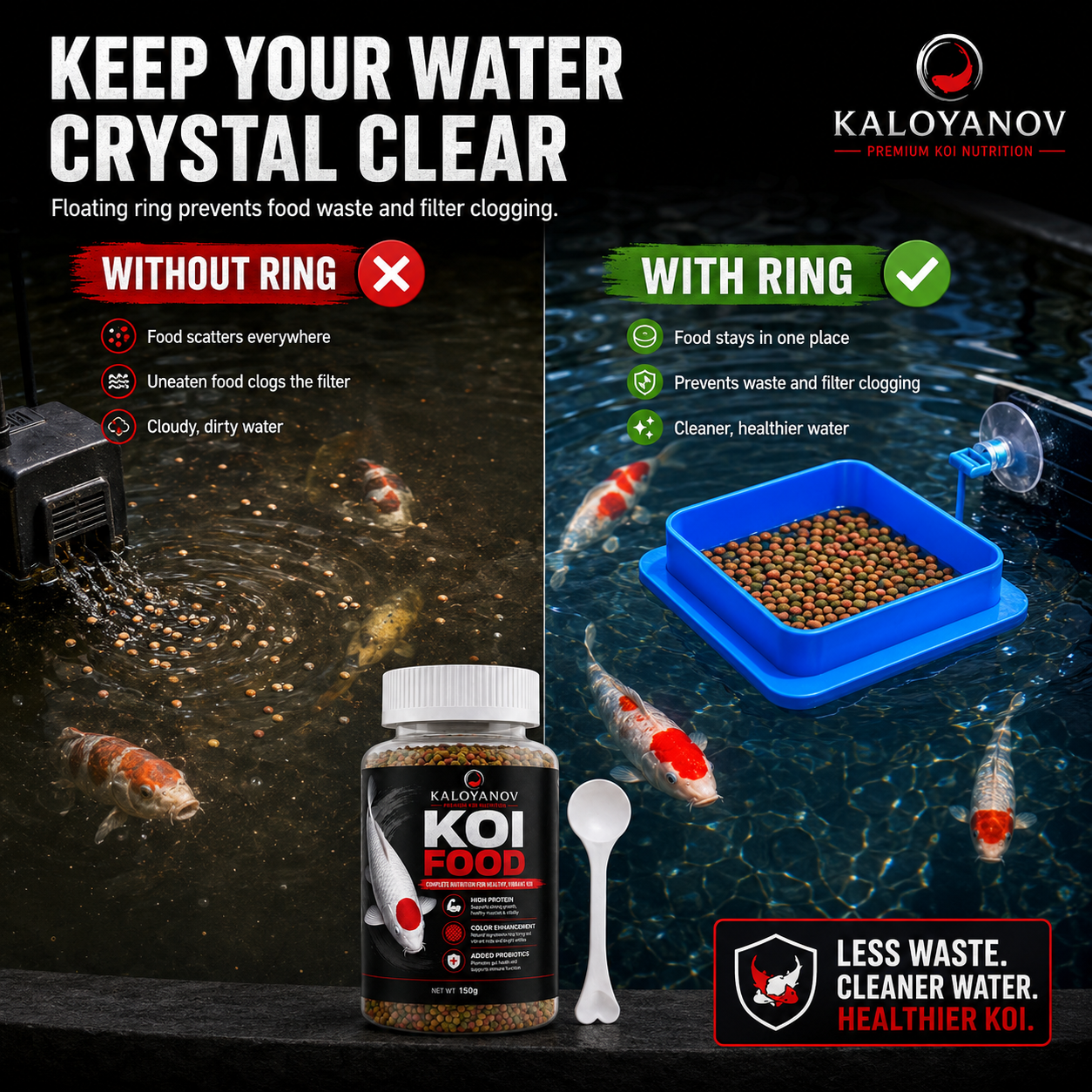 Koi Fish Food 150g High Protei - Aquarium Fish Medicine 评论和价格