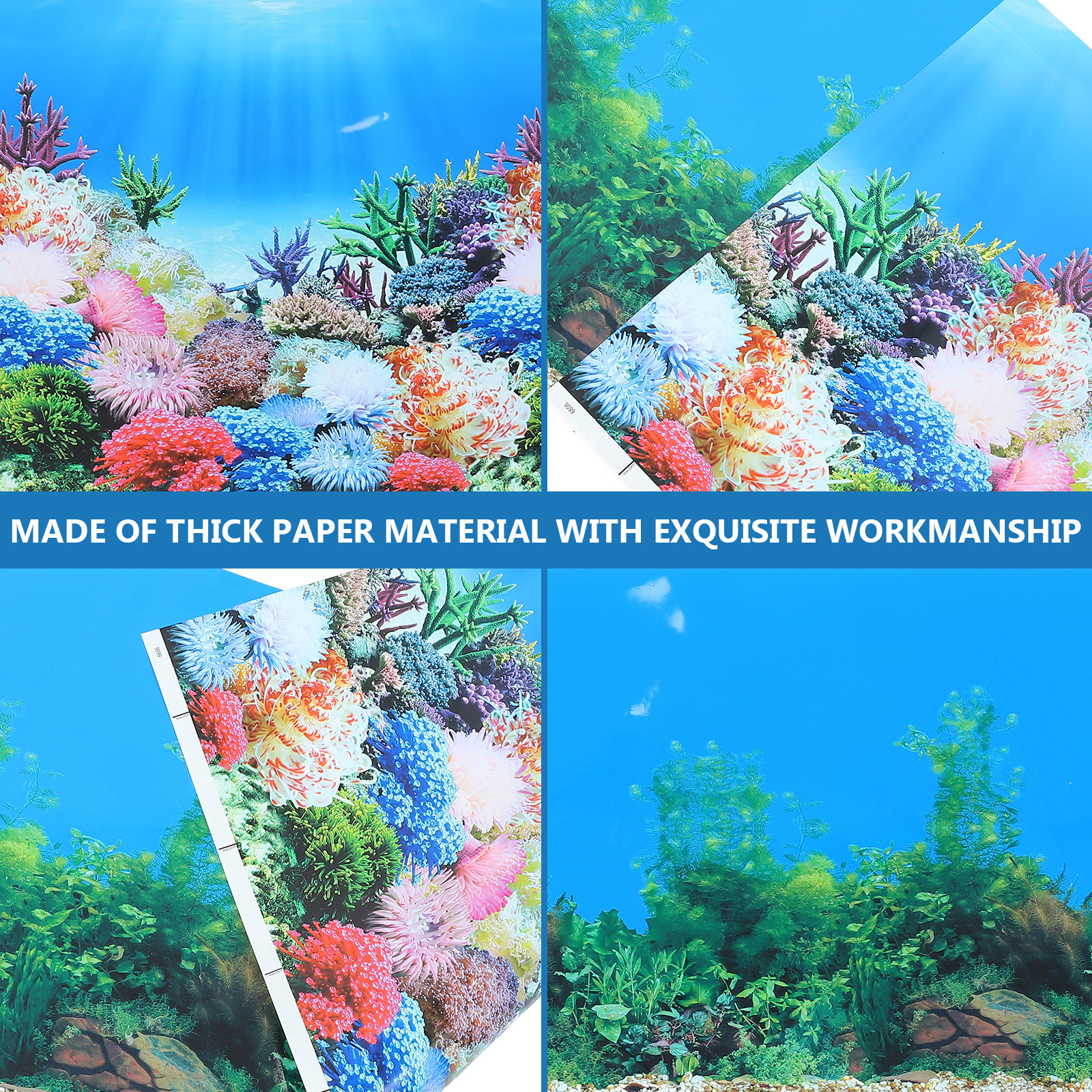 Fish Tank Aquarium Backing Pap - Fish In Aquarium Picture 评论和价格