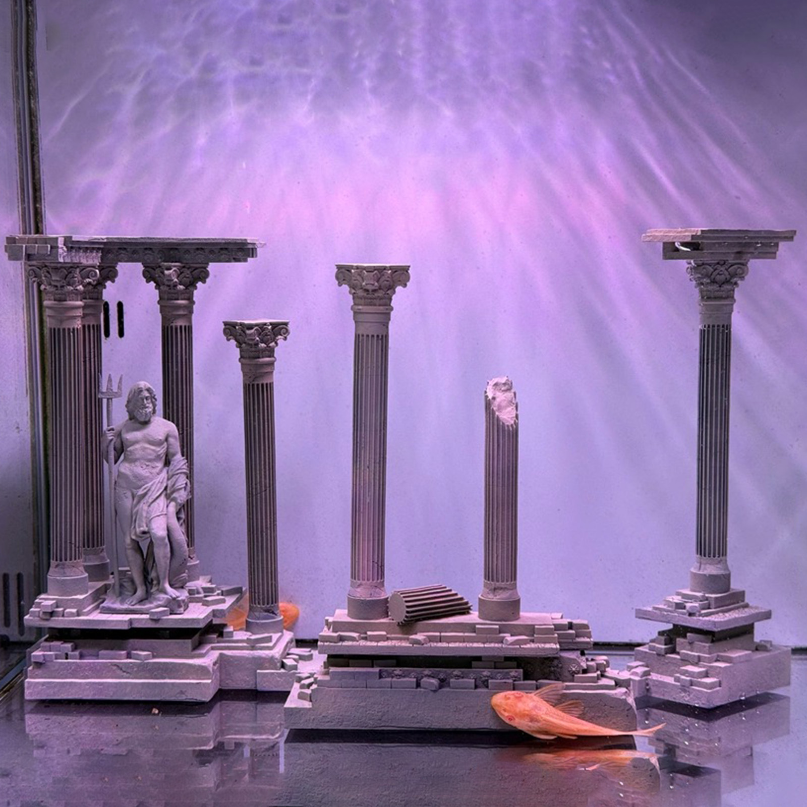 Roman Column Decoration Resin  - Aquarium Fish Cichlid 评论和价格