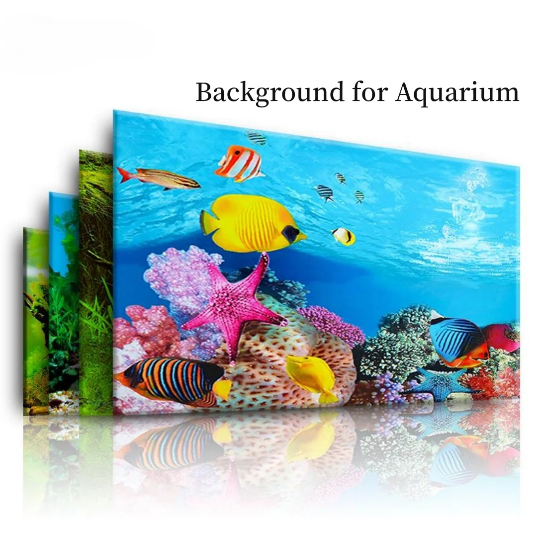 Background Aquarium 3D Sticker - Aquarium Fish Cichlid 评论和价格