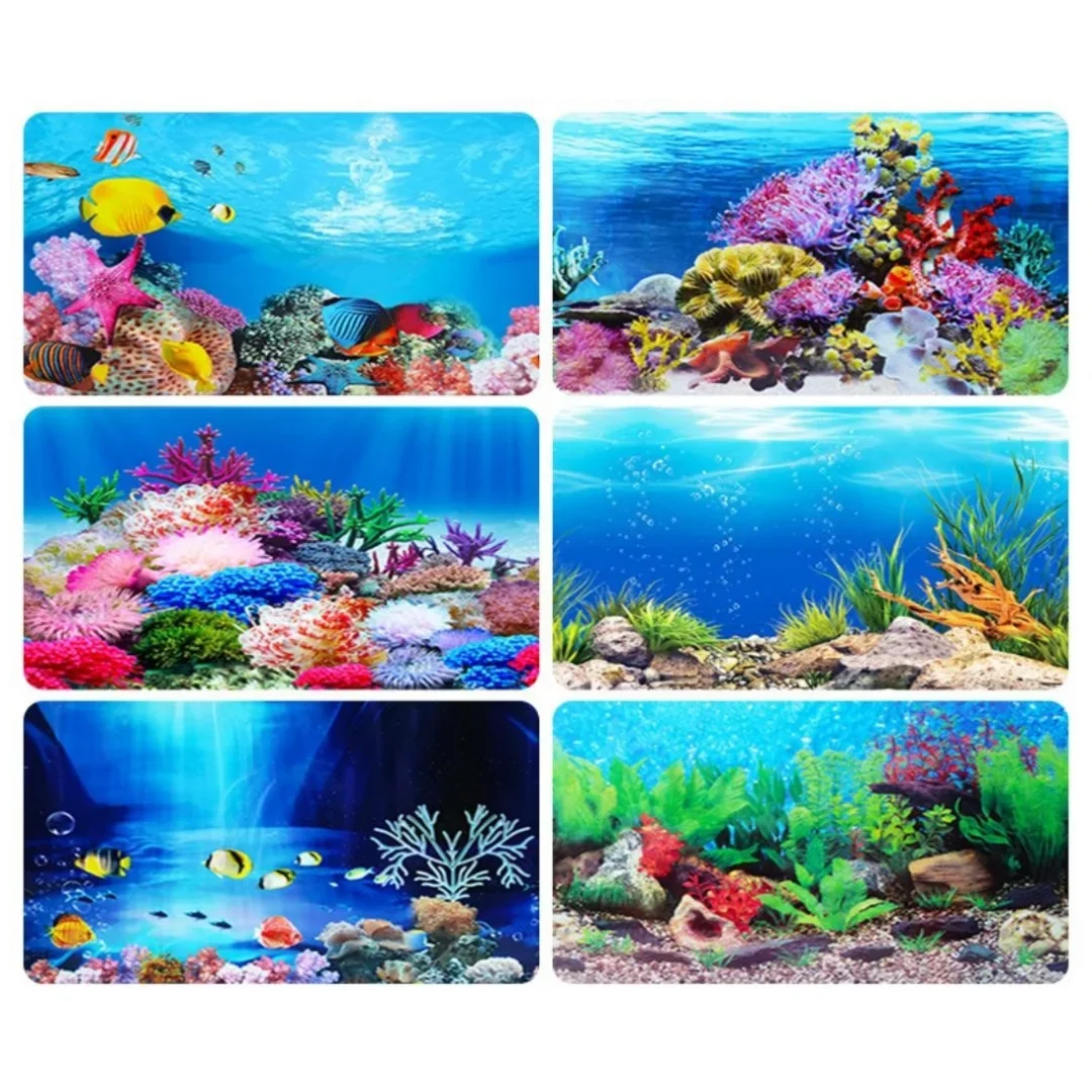 Background Aquarium 3D Sticker - Aquarium Fish Cichlid 评论和价格
