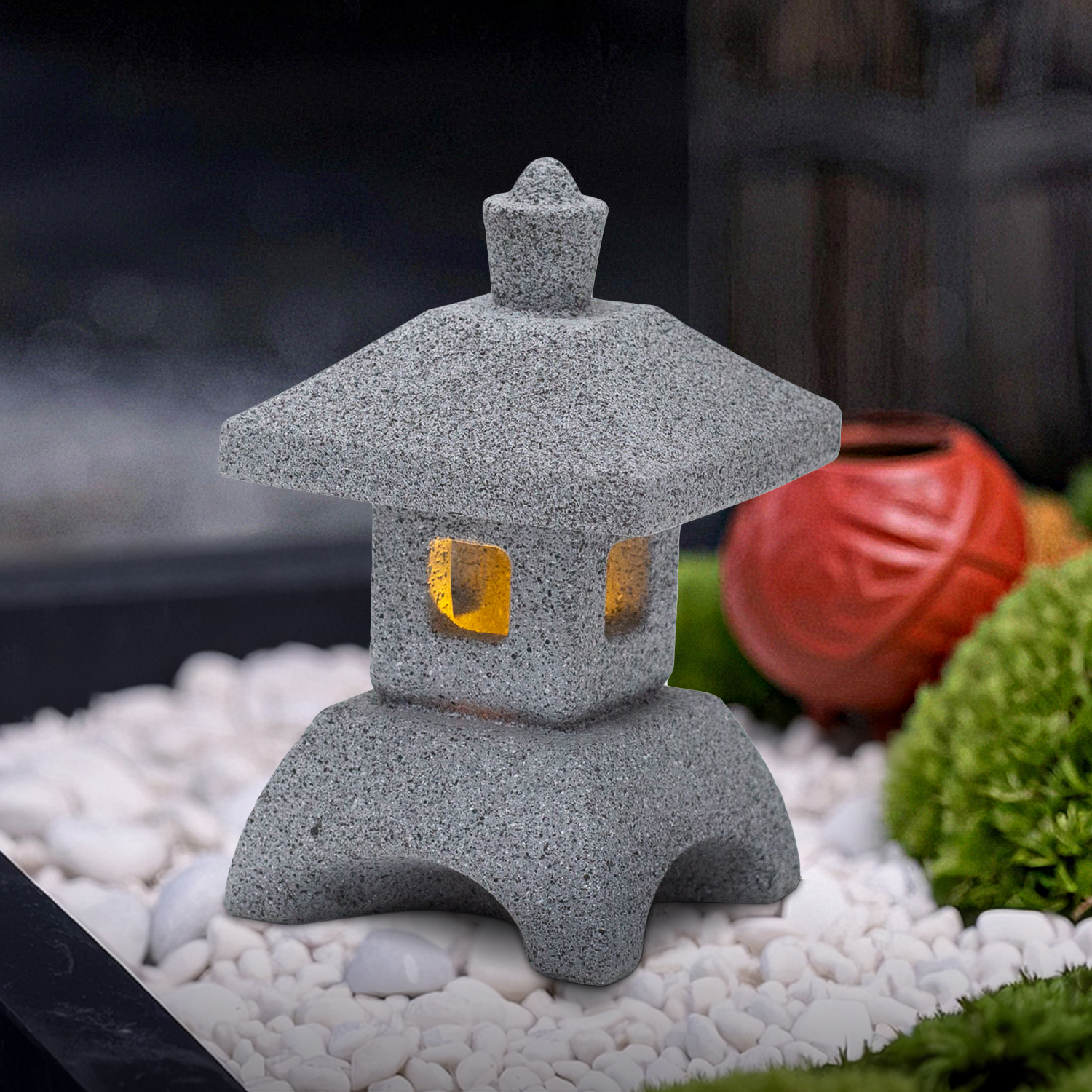 Japanese Lantern Pagoda Statue - Aquarium Fish Japan 评论和价格