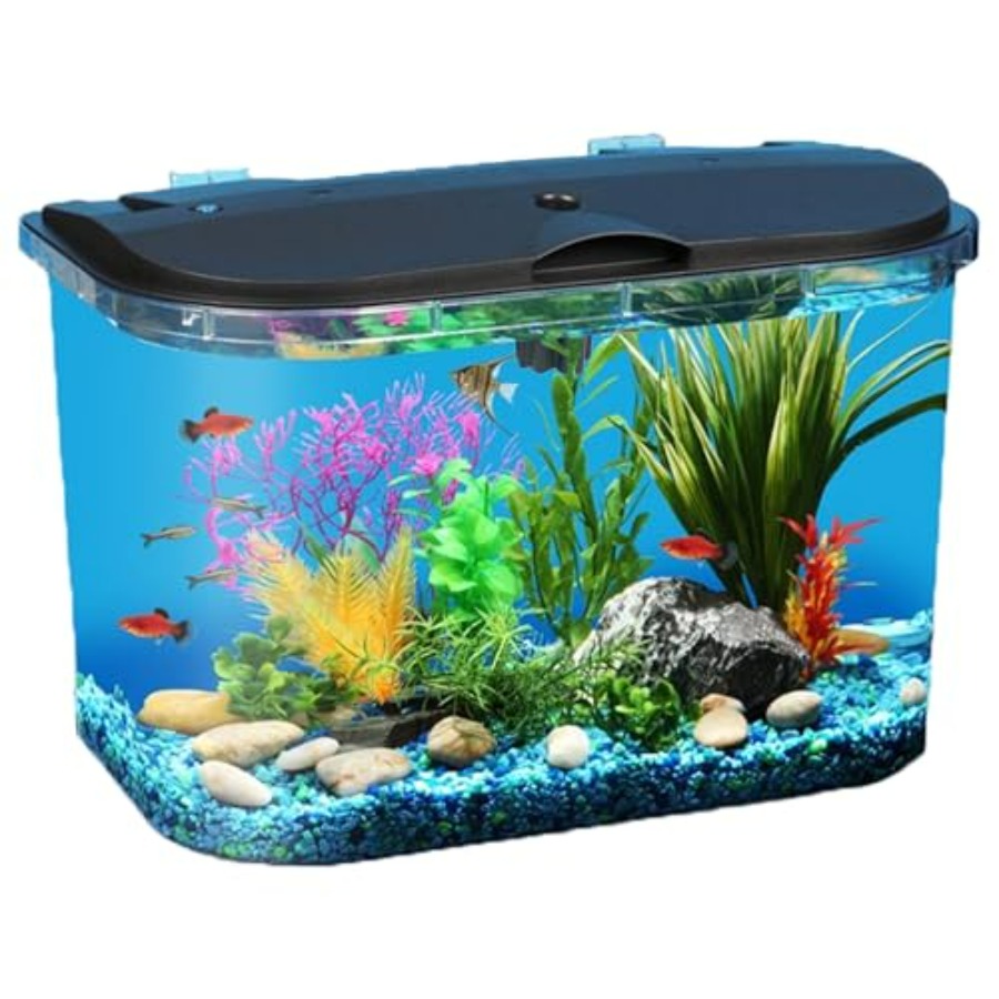 5-Gallon Aquarium Kit with LED - Aquarium Fish Variety 评论和价格
