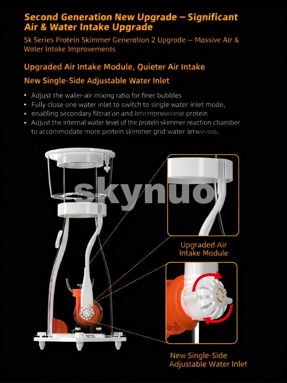 2026 New MJ-SK2200/2400/2600/2 - Protein Skimmer Reef 评论和价格