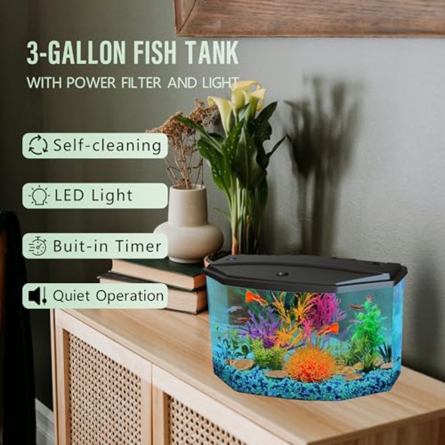 Plastic 3-Gallon Aquarium Star - Aquarium Fish Variety 评论和价格