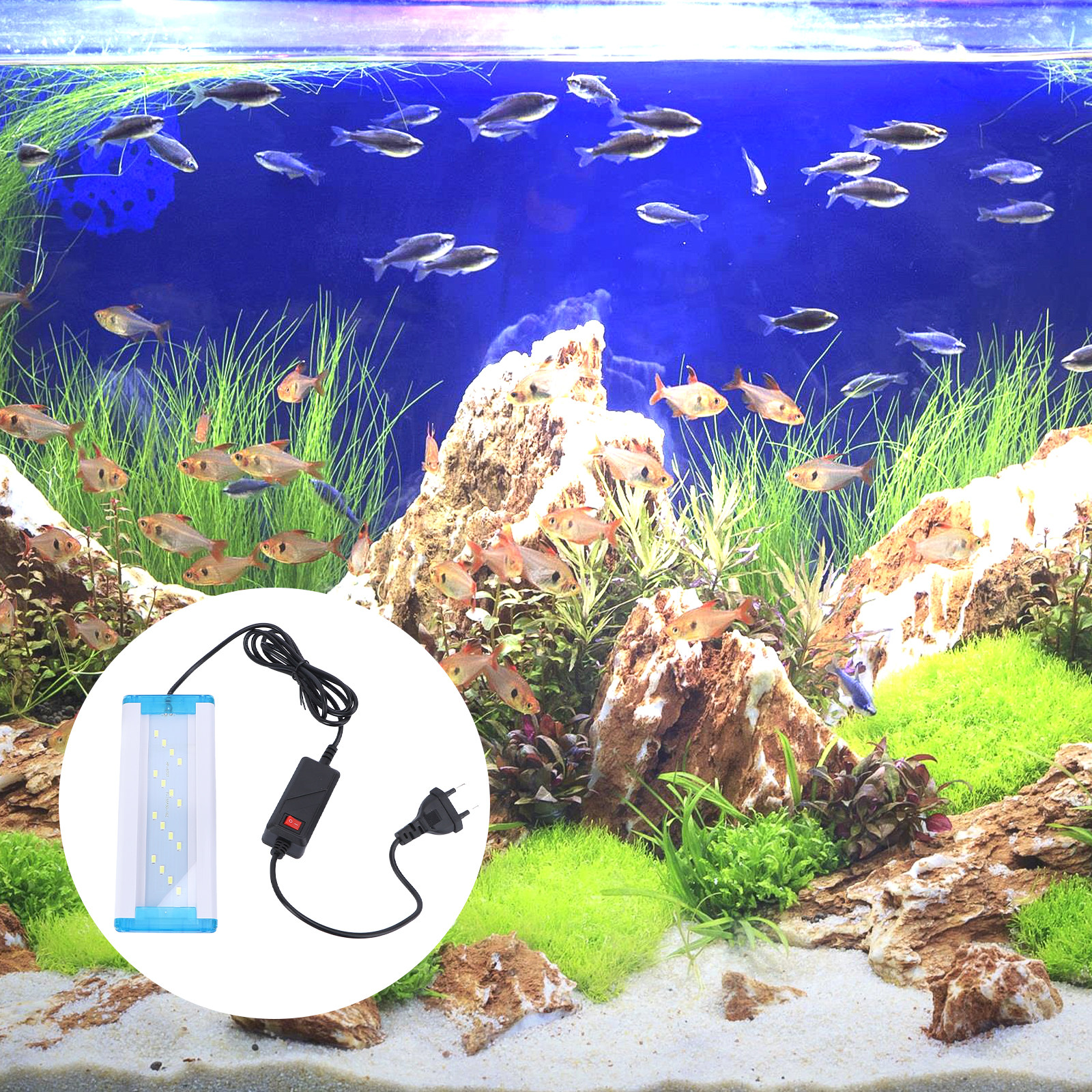 1Pcs Ultra-Thin Aquarium LED L - Aquarium Fish With Long Lifespan 评论和价格