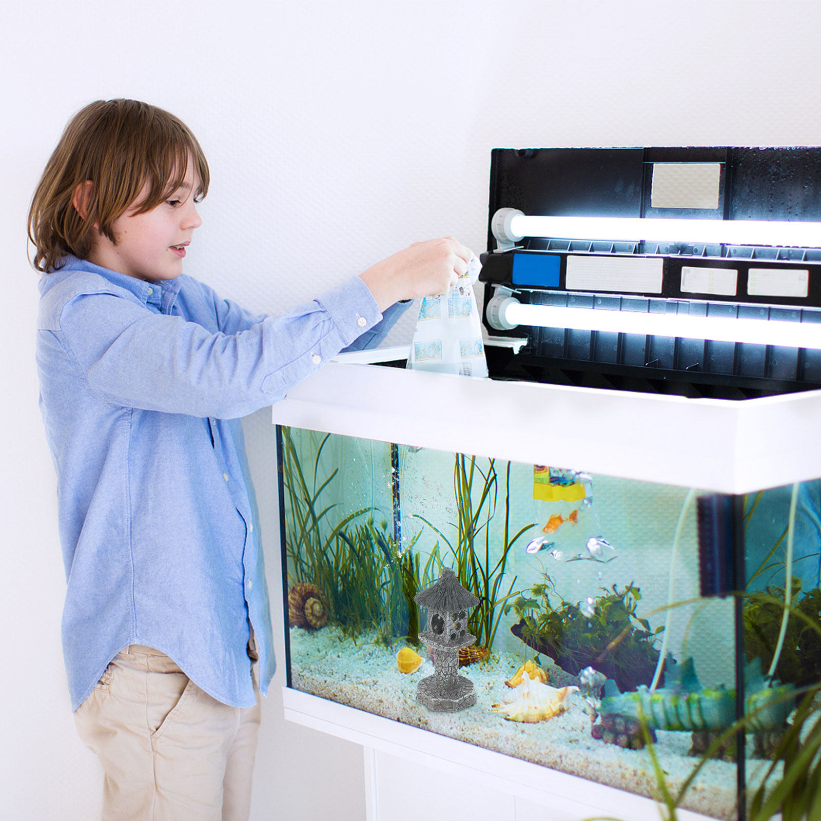 Premium Resin Aquarium Decorat - Aquarium Fish Molly 评论和价格