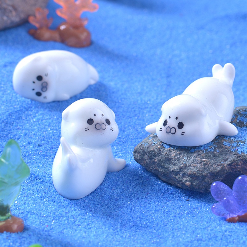 Mini Sea Lion Figurines for Mi - Aquarium Fish Cichlid 评论和价格